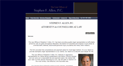 Desktop Screenshot of allenlawcenter.com